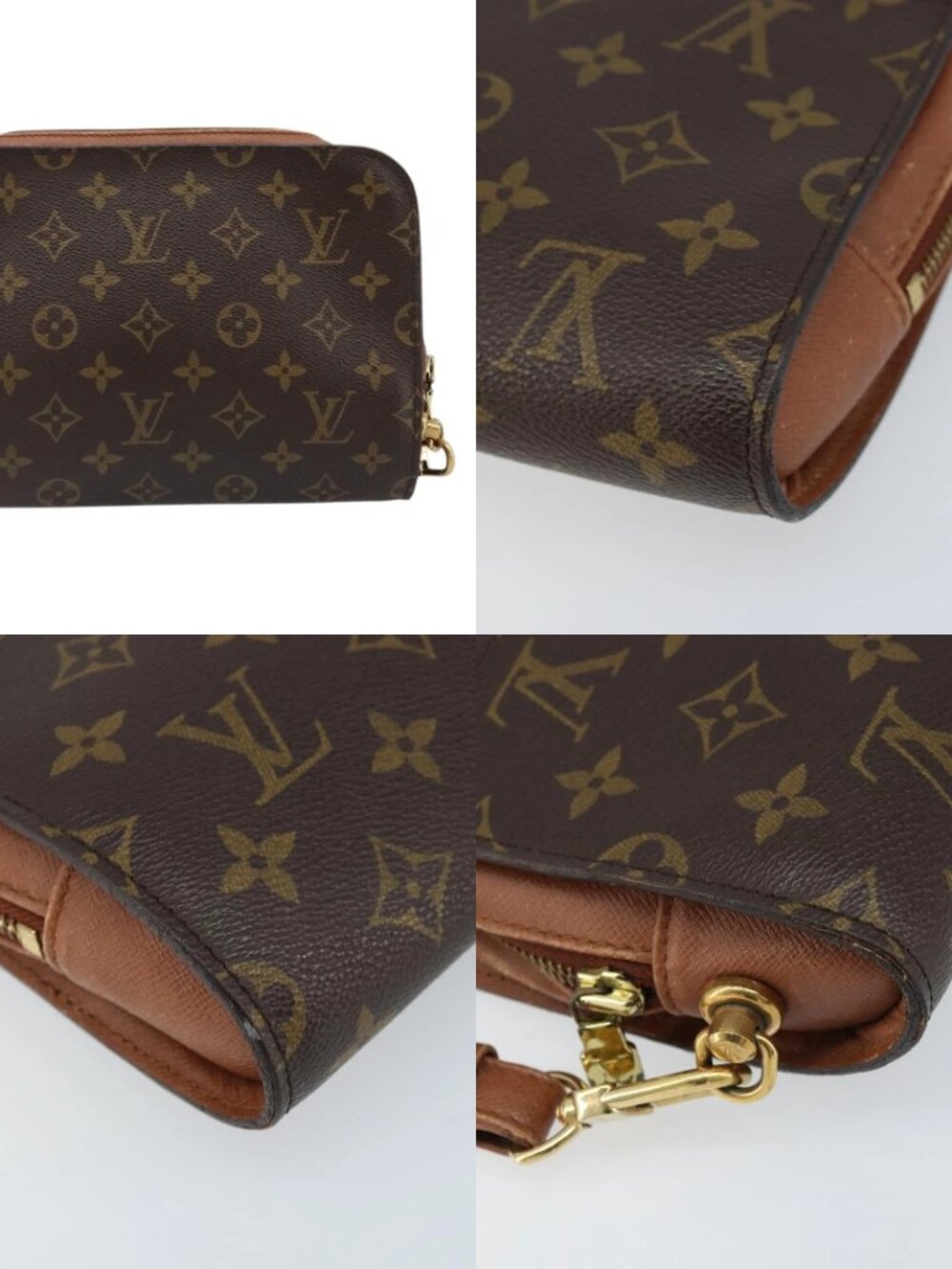 LOUIS VUITTON Monogram Orsay Clutch Bag M51790 LV Auth th6624 - Picture 14 of 14